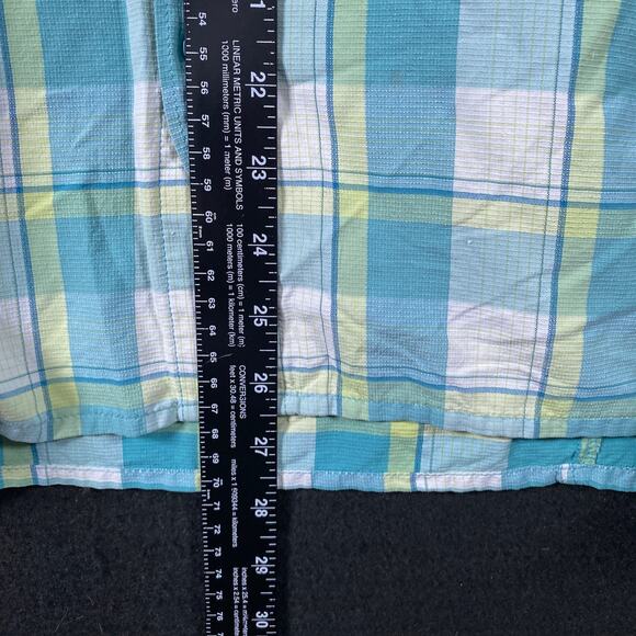 Columbia Mens Shirt Multi Plaid Omni-Shade Sun Protection Button Up Large - Picture 9 of 13